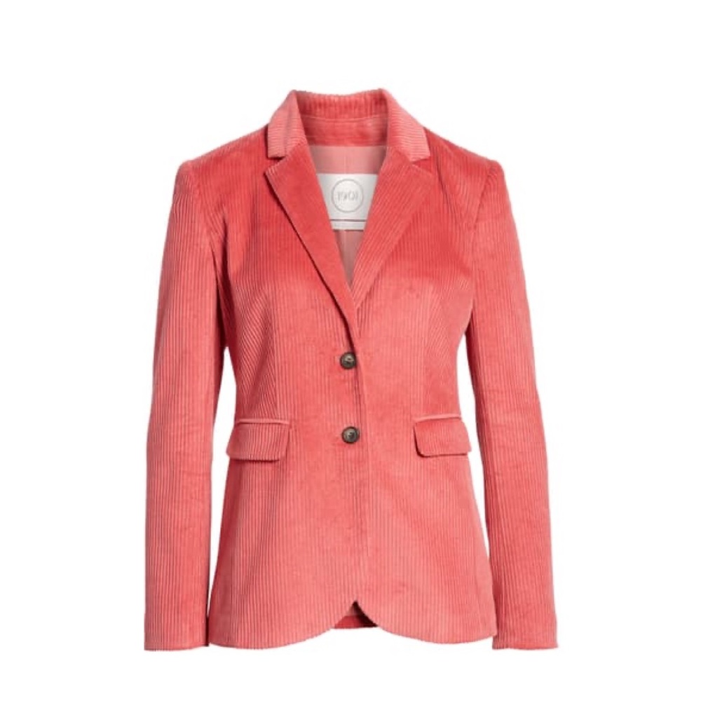 1901 Coral Corduroy Blazer